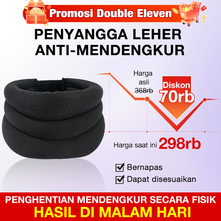 Promosi Double Eleven-Potongan harga 70rb-kejutan penawaran spesial! Penyangga leher anti ngorok - Direkomendasikan oleh dokter profesional - Tidur yang aman